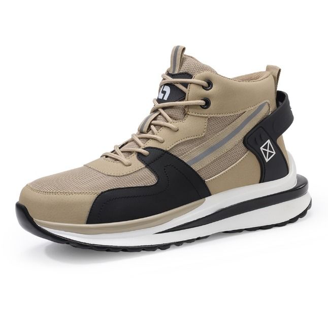 New Breathable Lightweight Work Shoes Puncture-Resistant Anti-Smash Steel Toe Safety Shoes for Men Protective Summer Cross-Border