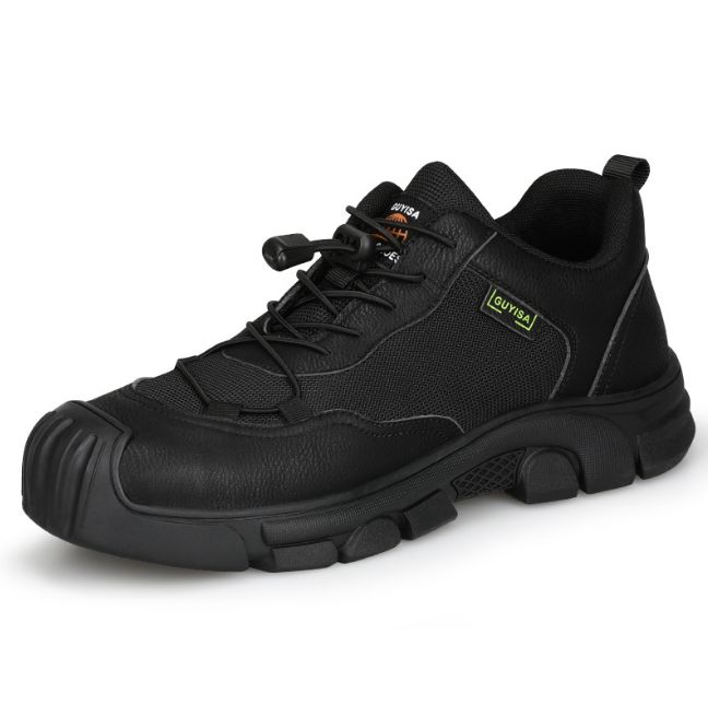 Men’s Safety Work Shoes Steel Toe Breathable Anti-Smash Puncture-Proof Comfortable Soft Sole