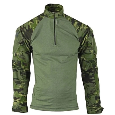 Camicia da combattimento tattica militare antistatica Abito da rana con 60% di nylon